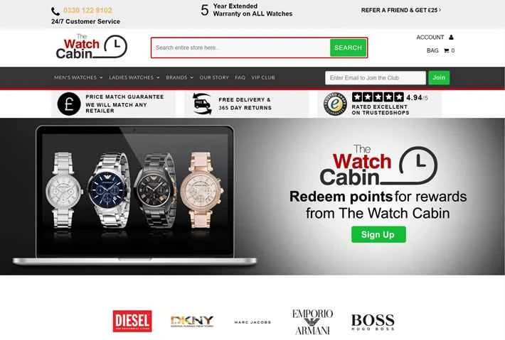 ファッションデザイナーウォッチ：The Watch Cabin