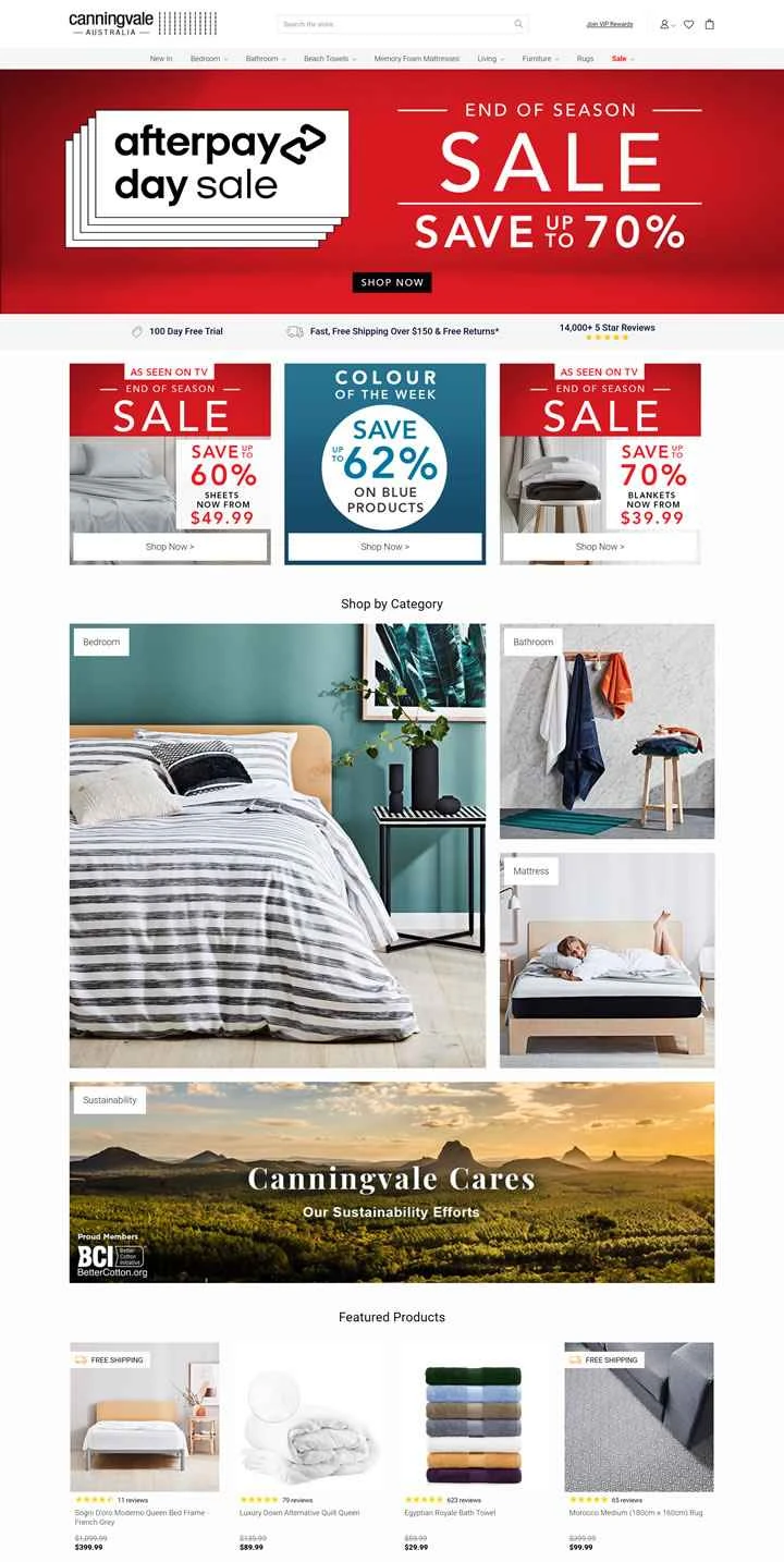 オーストラリアの有名な繊維ブランド、キャニングベール