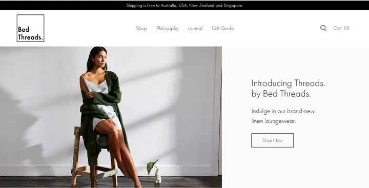 オーストラリアを代表するリネンブランド「ベッドスレッズ」