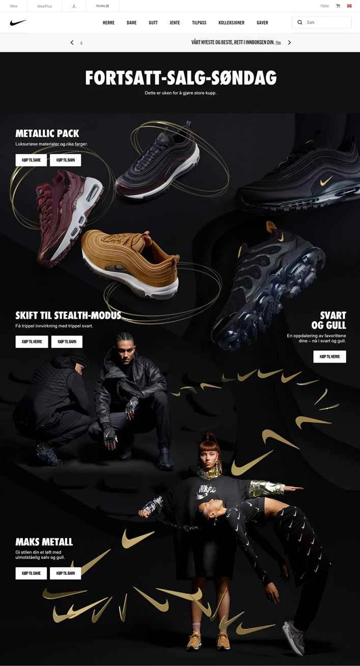 ナイキノルウェー公式サイト：Nike.com (NO)