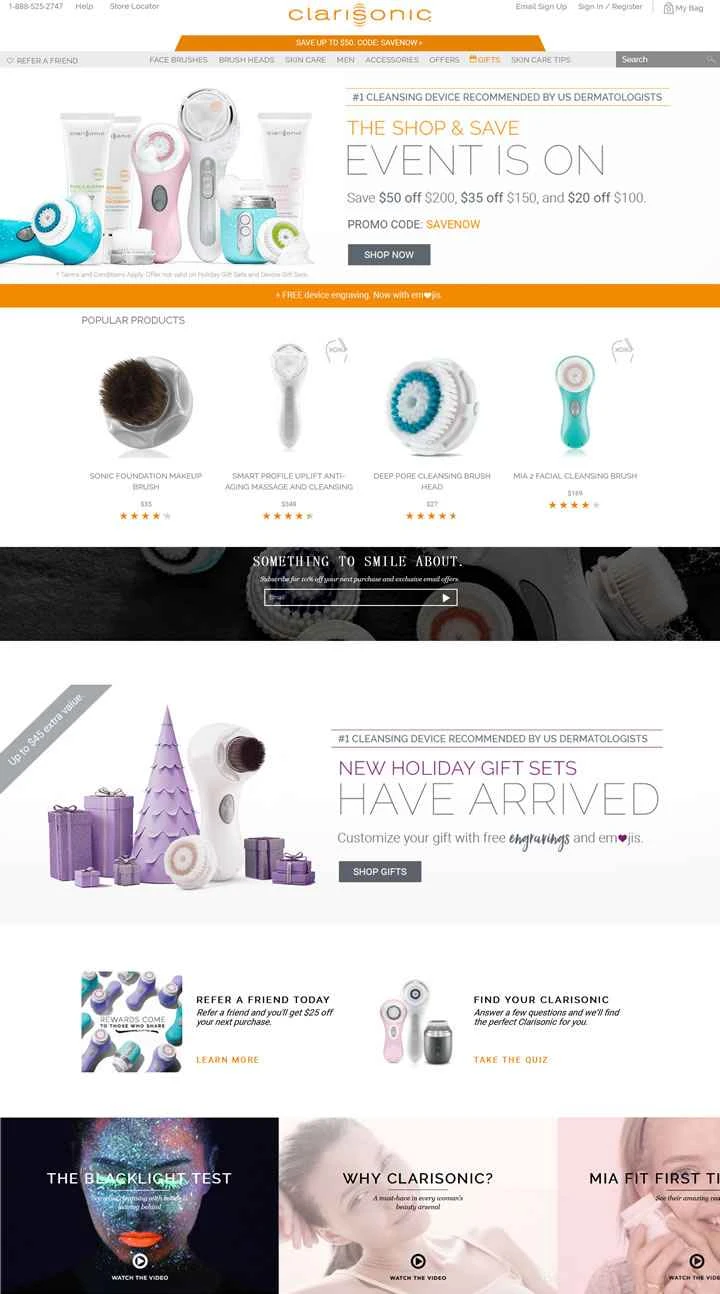 クラリソニックUS公式サイト：クラリソニック ソニック洗顔ブラシ