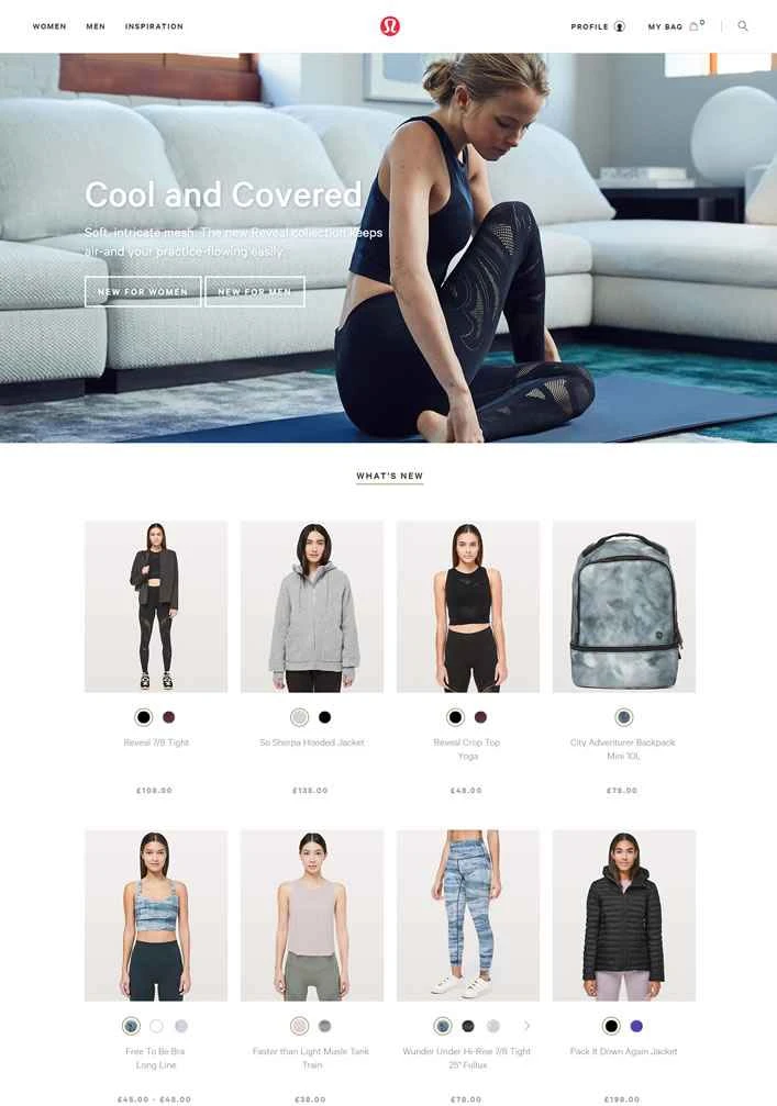 ルルレモンUK公式サイト：カナダのヨガアパレルブランド