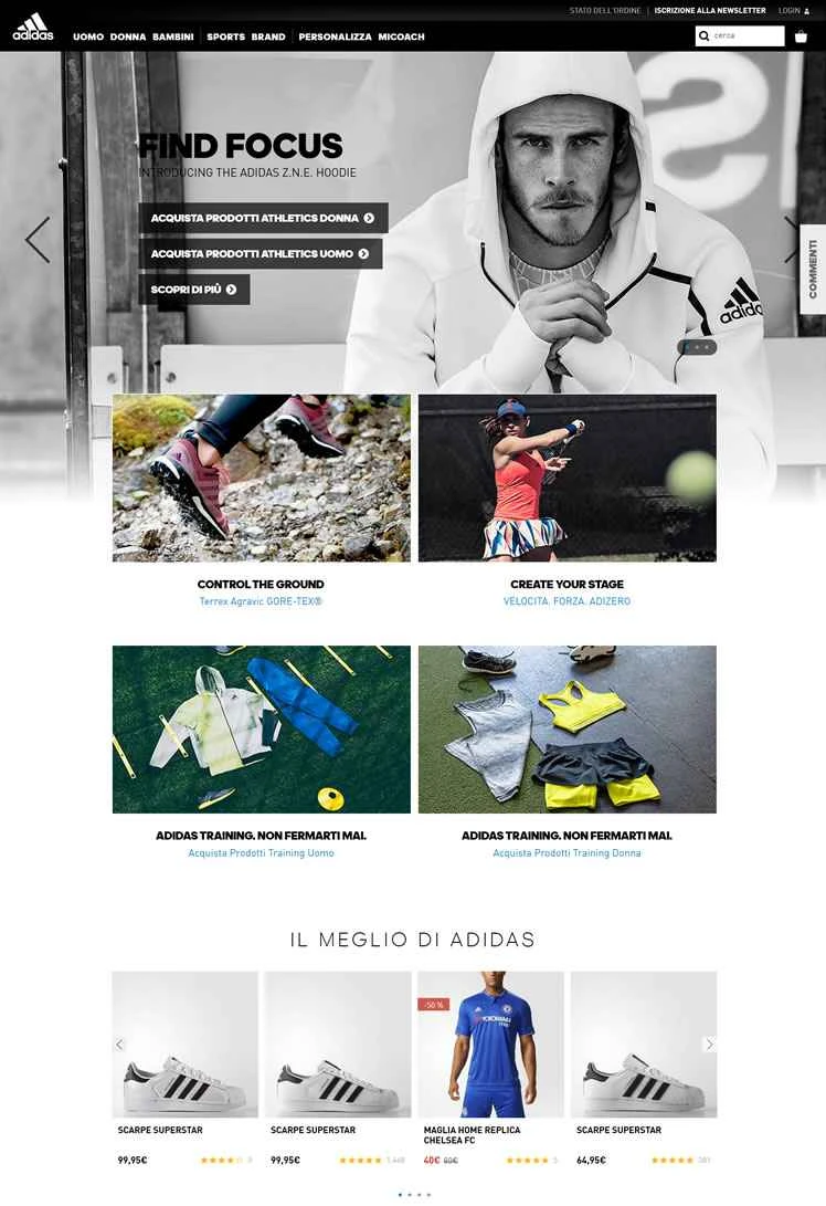 アディダス イタリア オンラインストア: アディダス イタリア