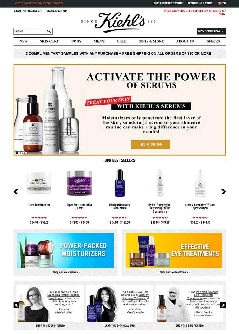 キールズ カナダ公式サイト: キールズ カナダ