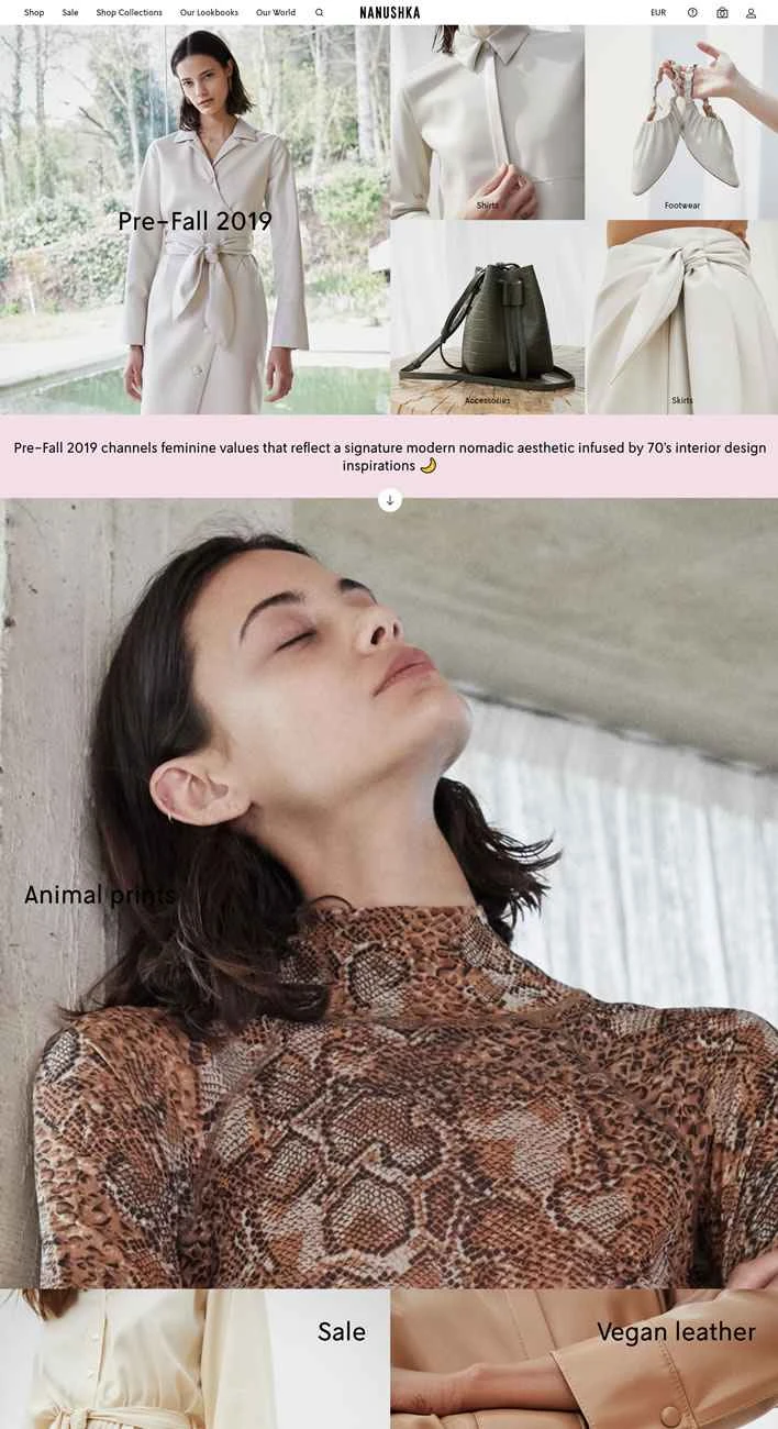Nanushka公式サイト：ハンガリーのファッションブランド