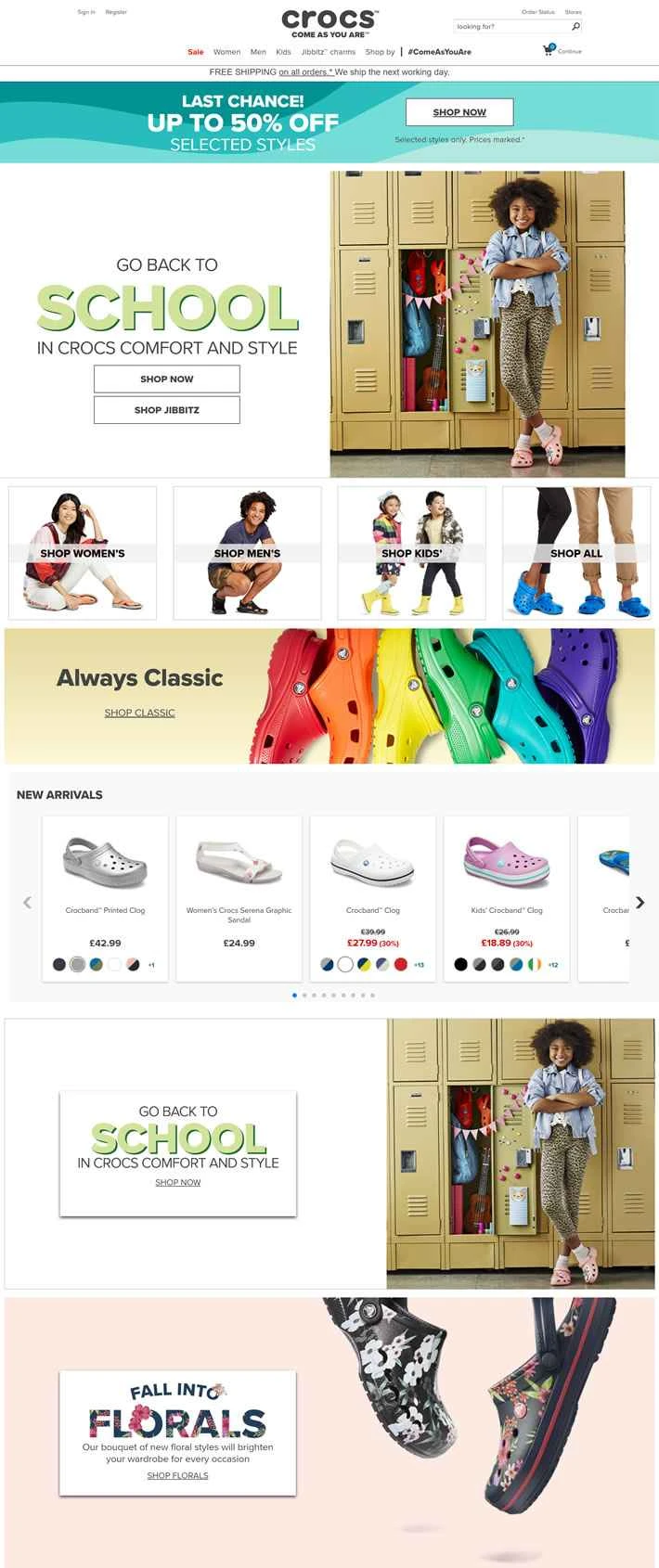 Crocs UK 公式サイト: Crocs UK
