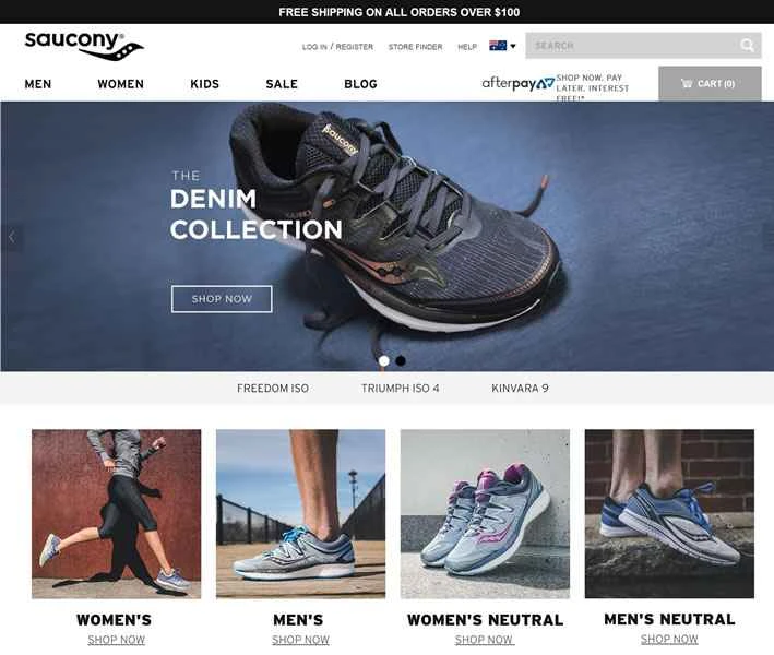 Saucony Australia 公式ウェブサイト: アメリカのランニングシューズ ブランド、スポーツシューズのロールスロイス。