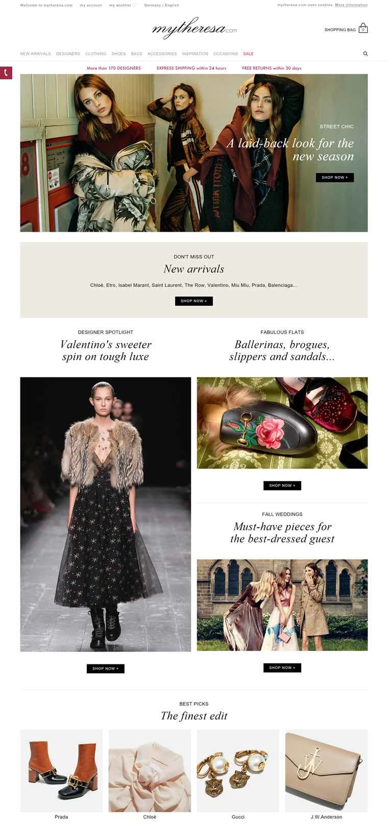 ドイツのオンライン高級品ストア、Mytheresa