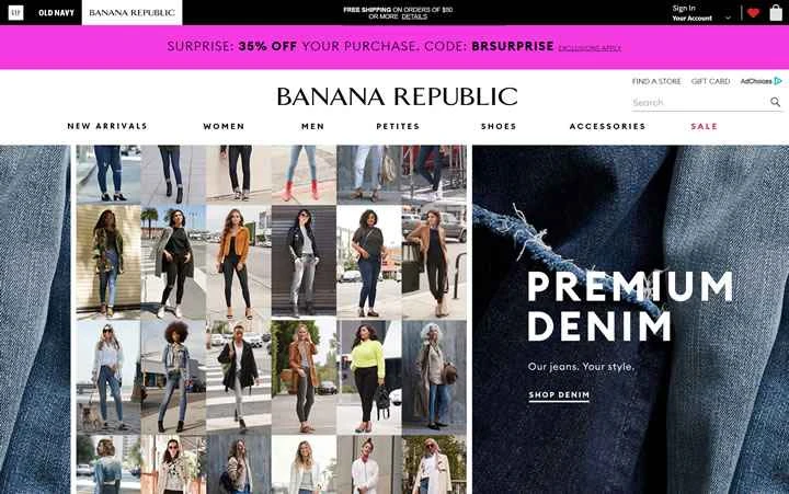 バナナ・リパブリック・カナダ公式サイト: バナナ・リパブリック・カナダ