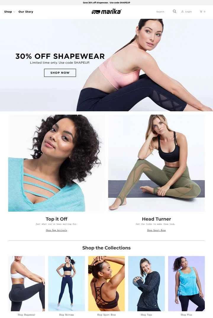 ロサンゼルスを拠点とする女性向けフィットネスアパレルブランド、マリカ。