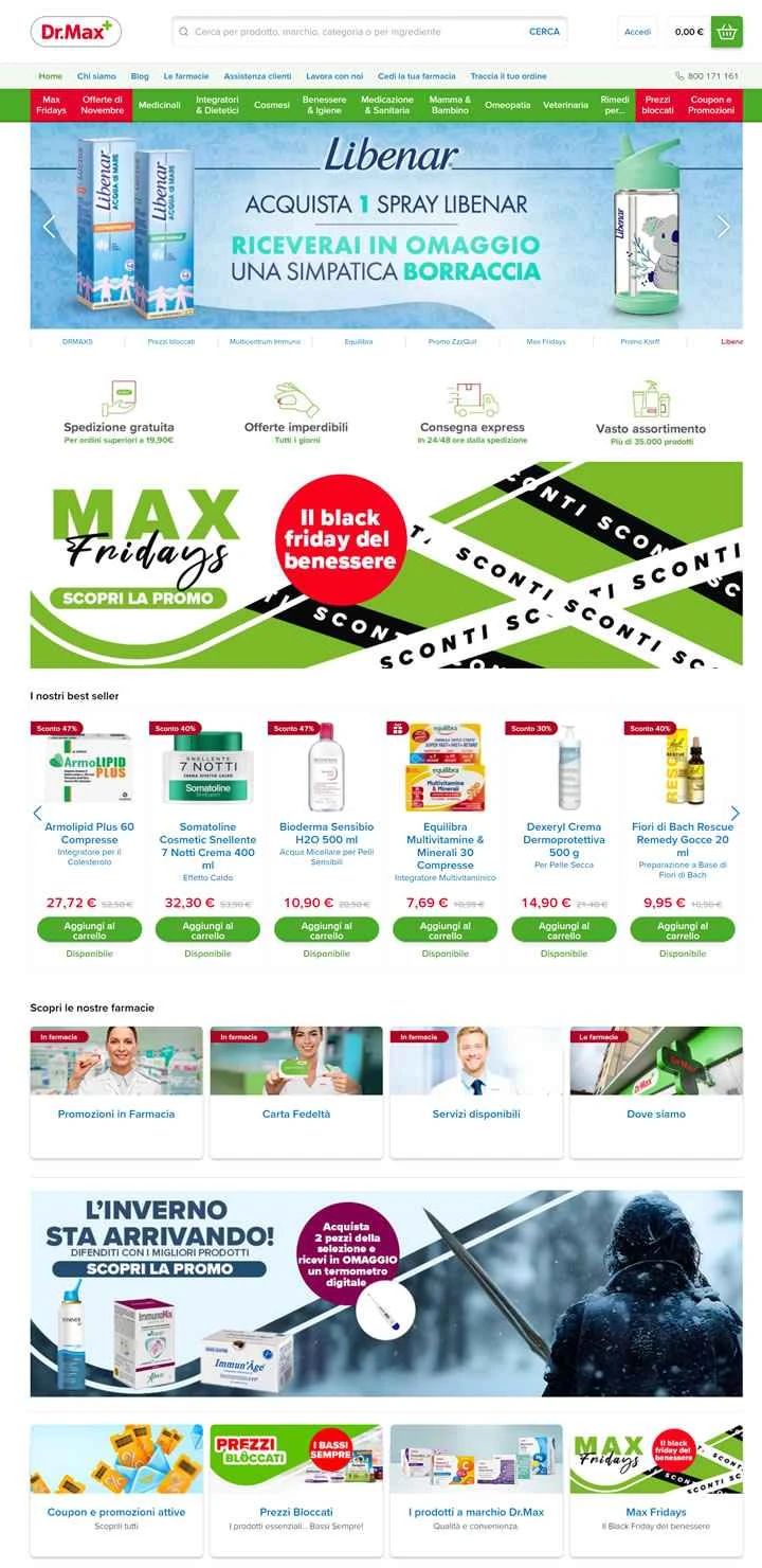 Dr.Max Italy: ヨーロッパ第3位の薬局チェーン