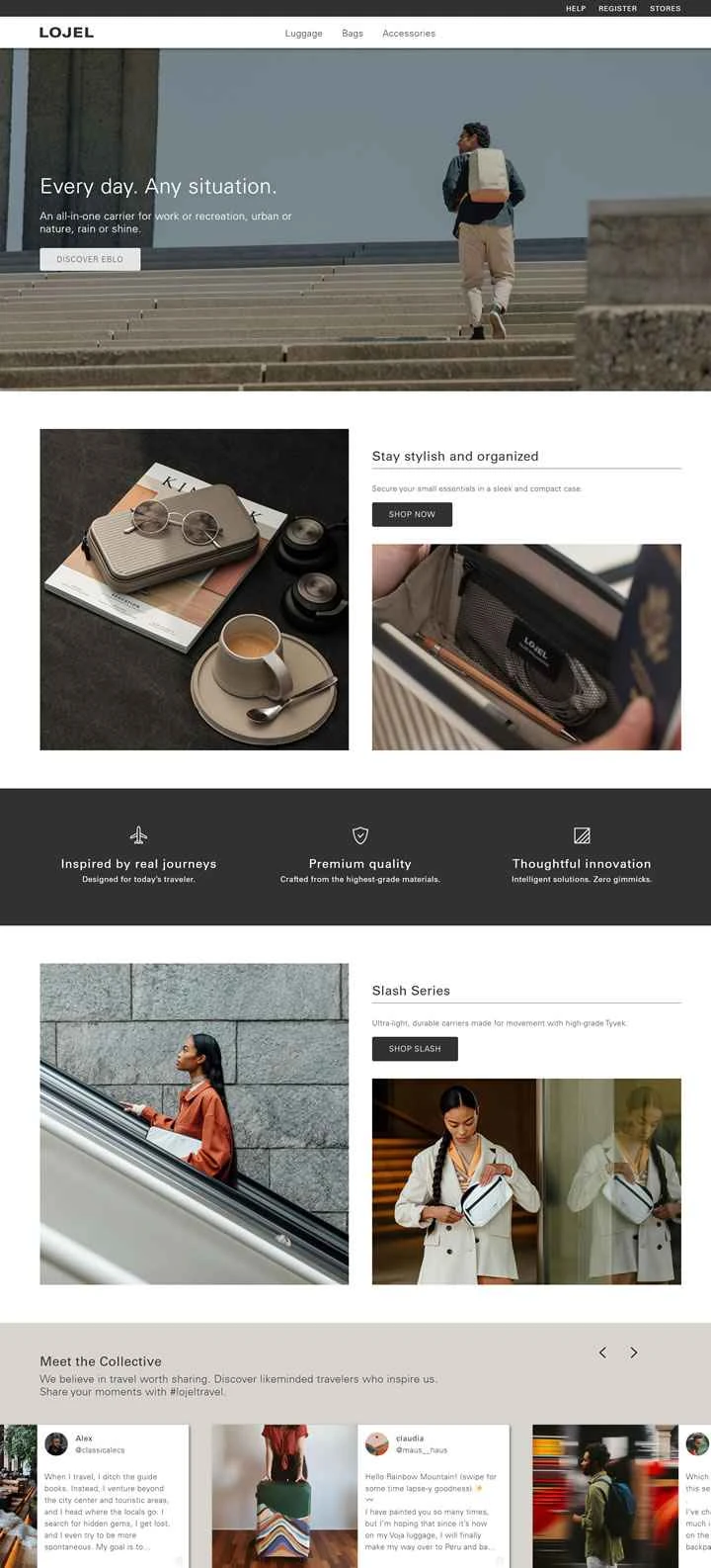 LOJEL公式サイト：スーツケース、旅行カバン、トラベルバッグ