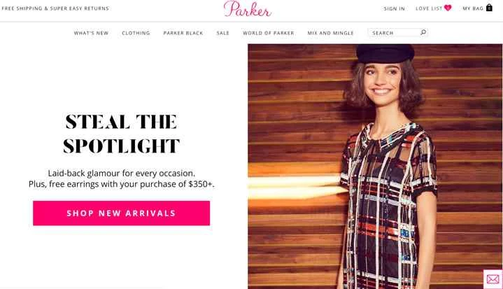 パーカーニューヨーク：PARKER NY