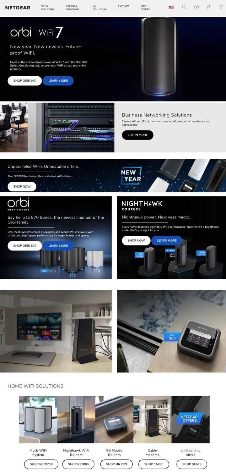 NETGEAR公式サイト: 高度なWiFiとネットワーク