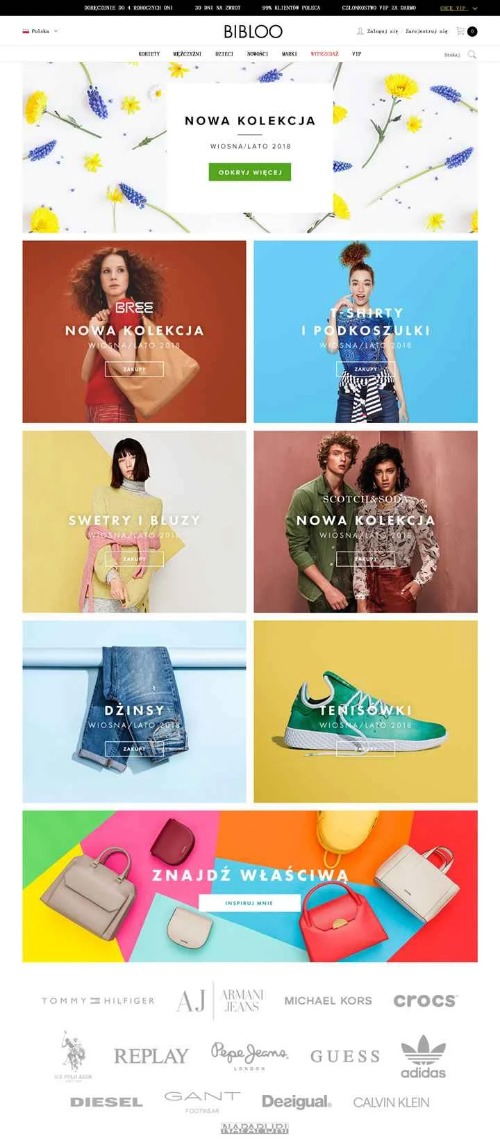 BIBLOO Poland: チェコ共和国のオンライン衣料品店