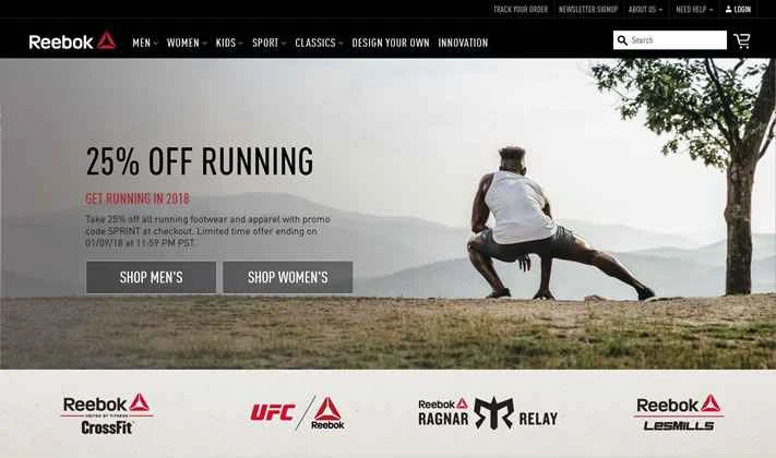 リーボックUS公式サイト：リーボックUSA