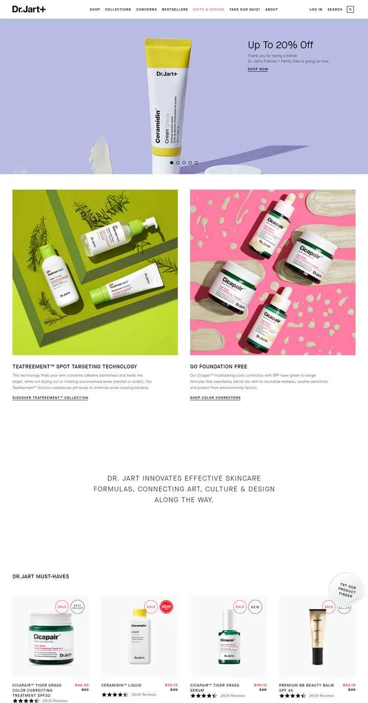 Dr.Jart+ US公式サイト：韓国のドラッグストアブランド