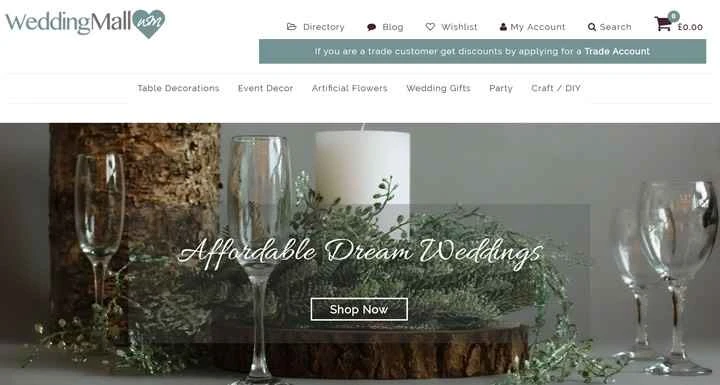 ウェディングモール（英国）