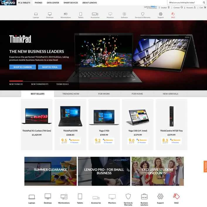 Lenovo UK 公式ウェブサイト: Lenovo UK