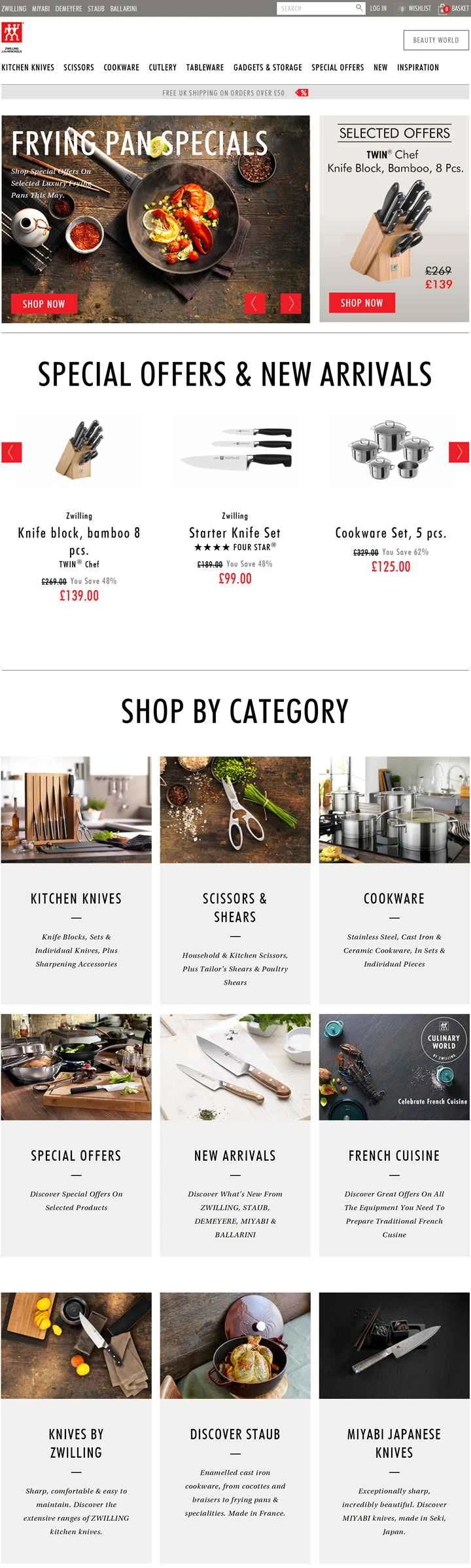 ZWILLING UKオンラインストア：ドイツのナイフ、調理器具、キッチン用品ブランド