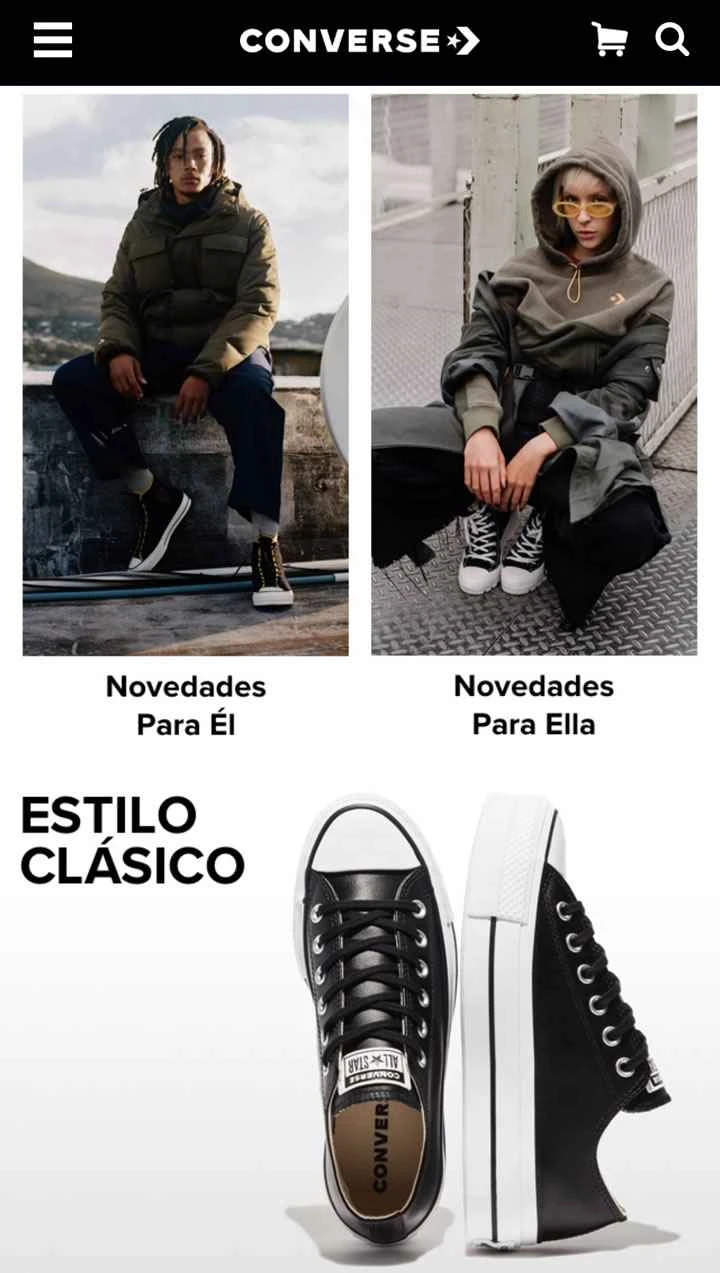 コンバース スペイン公式サイト: コンバース スペイン