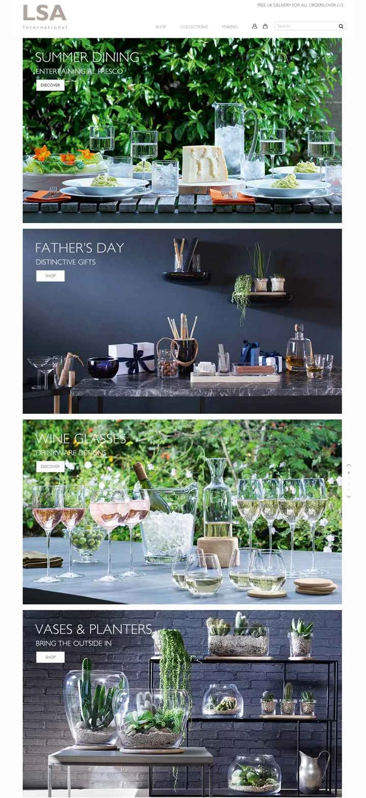 LSAインターナショナル：現代ヨーロッパの手作りガラスと磁器のリーディングブランド