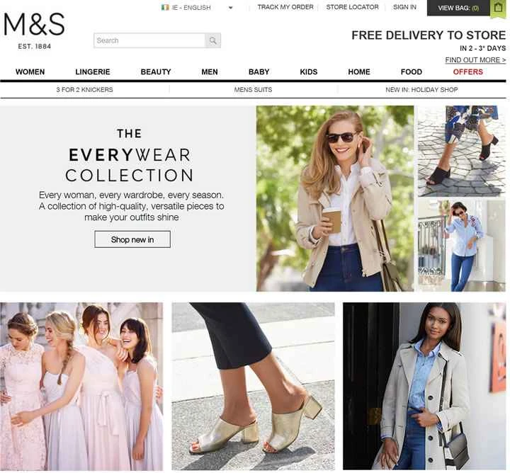 マークス＆スペンサー アイルランド: 英国のマークス＆スペンサー百貨店