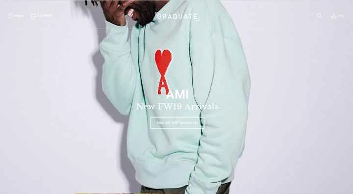 中級から高級消費者向けのフランスのマルチブランド既製服ブティック、Graduate Store。