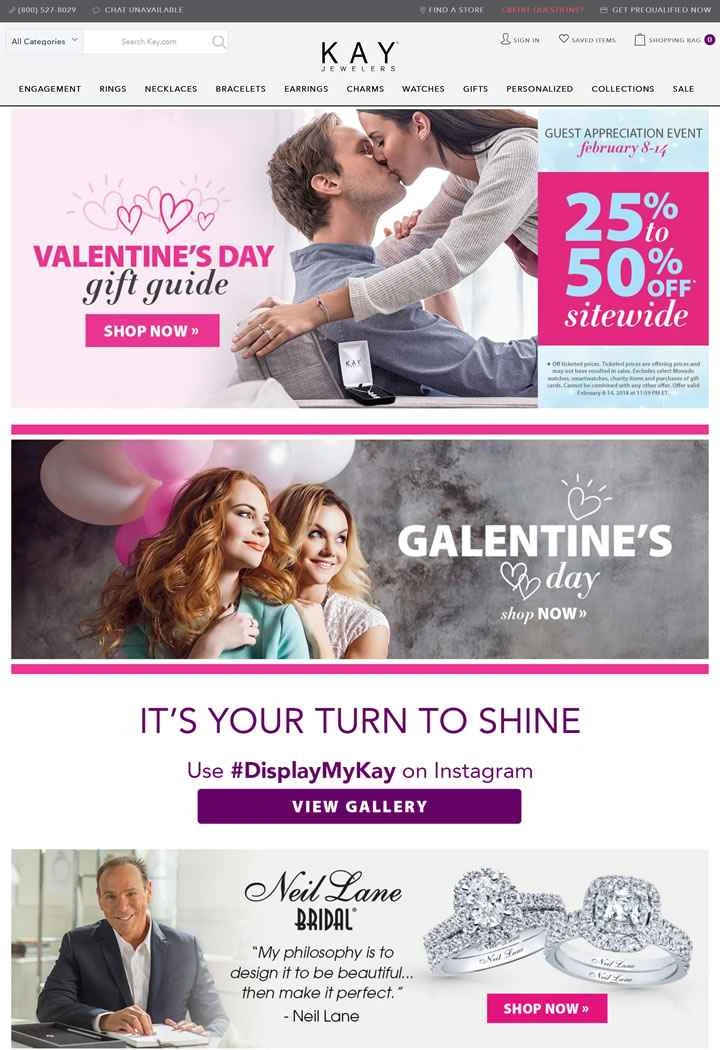 世界的に有名なジュエリーブランド、ケイ・ジュエラーズ