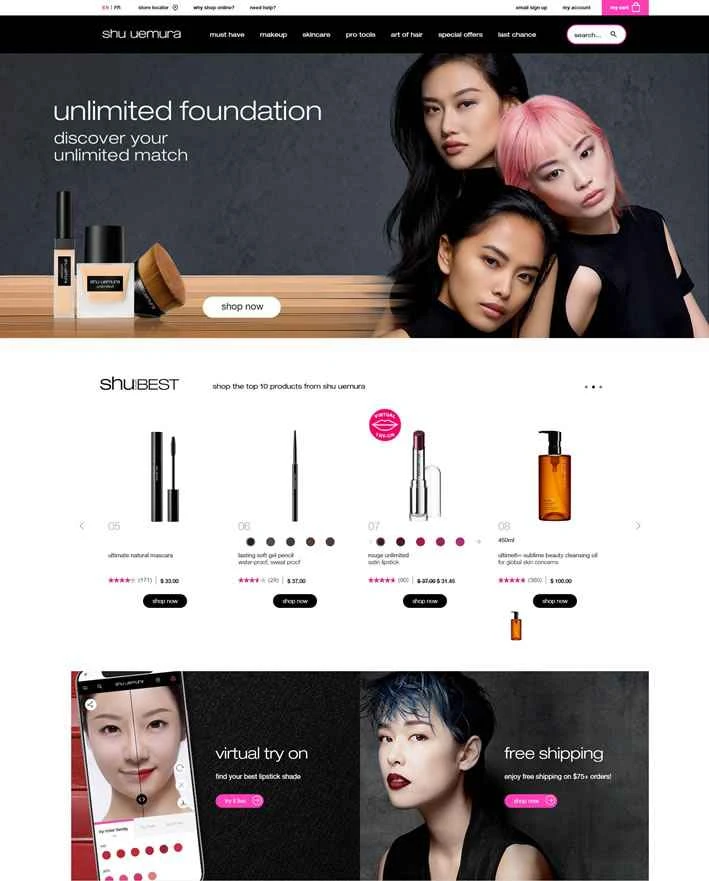 シュウ ウエムラ カナダ公式サイト：シュウ ウエムラ カナダ