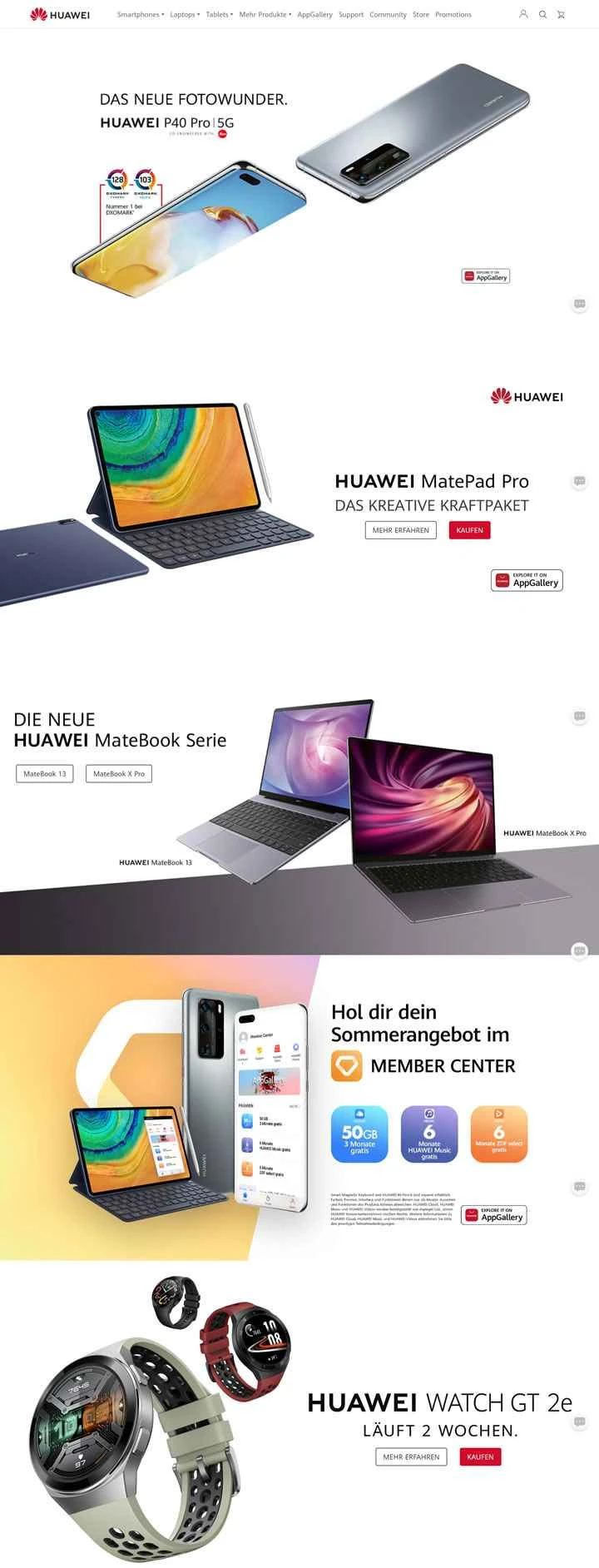 Huawei Consumer Germany 公式ウェブサイト: HUAWEI Germany