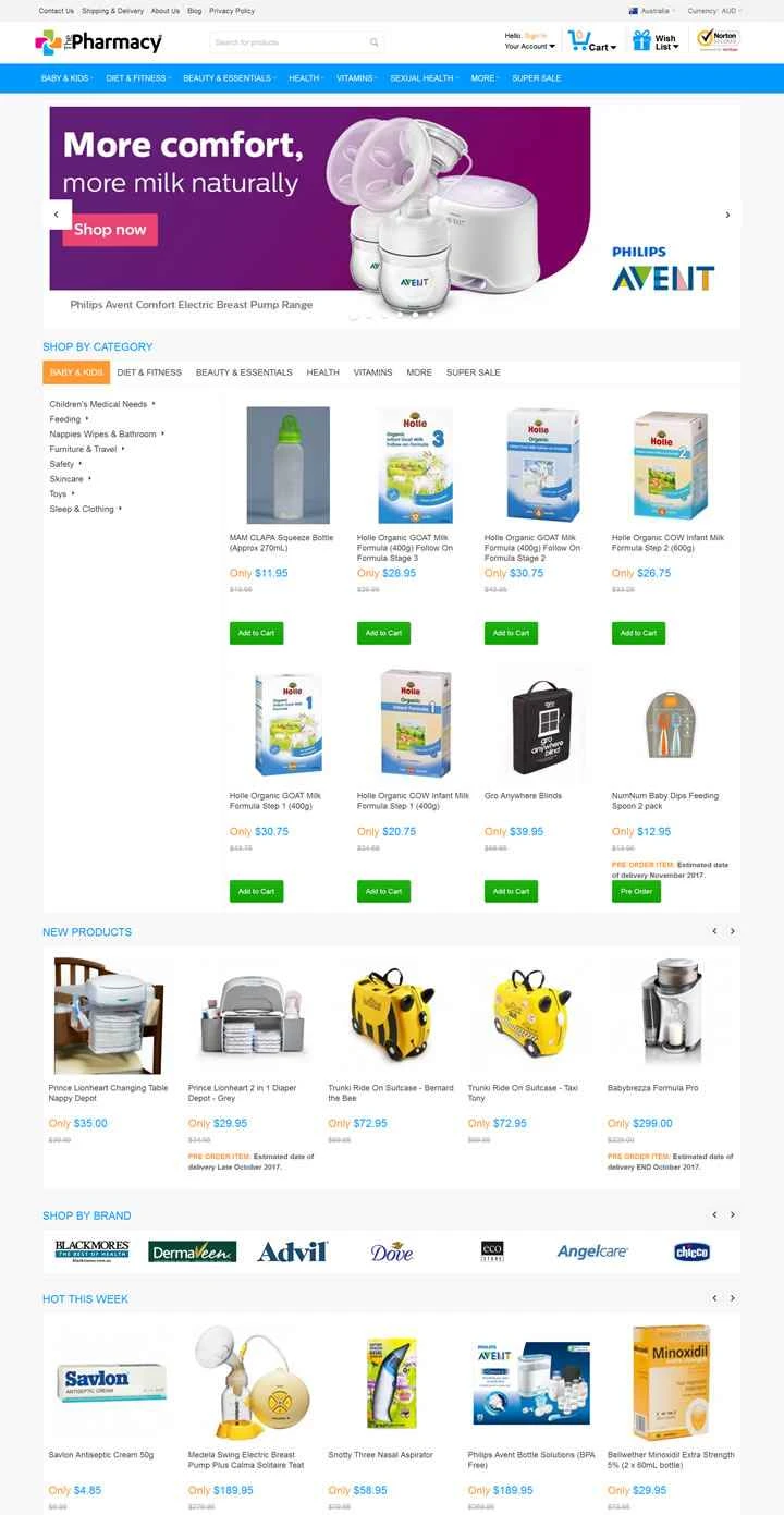 オーストラリアのオンライン薬局、ThePharmacy。