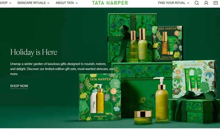 タタ・ハーパー公式サイト：高効率ナチュラルスキンケア製品