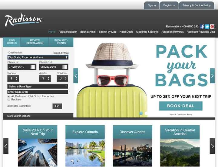 ラディソンホテル公式サイト：ラディソンホテル