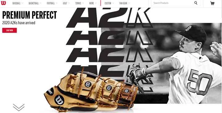 ウィルソンスポーツプロダクツ公式ウェブサイト：アメリカの有名スポーツ用品ブランド