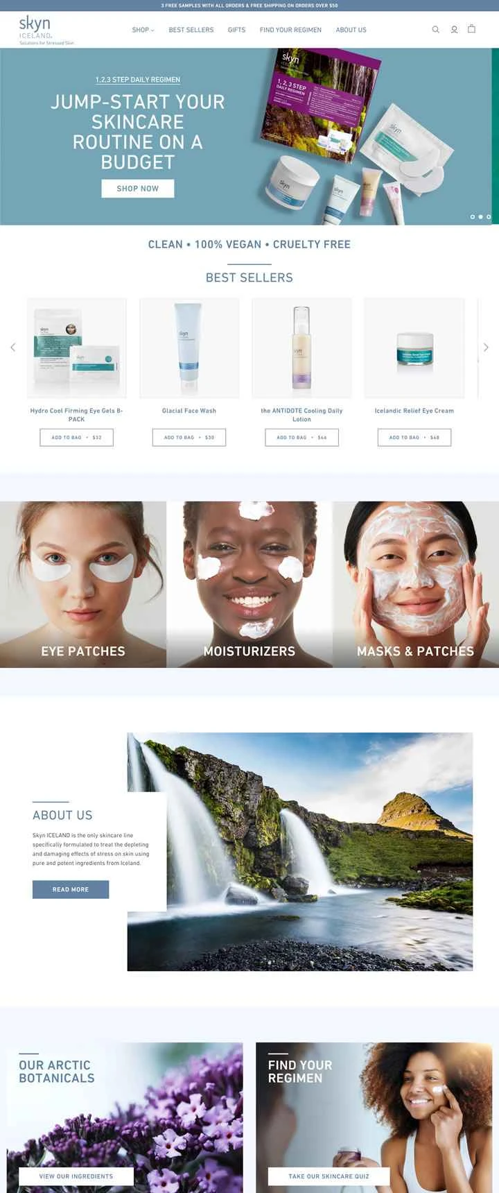 skyn ICELAND 公式サイト: アイスランドのナチュラルスキンケア製品