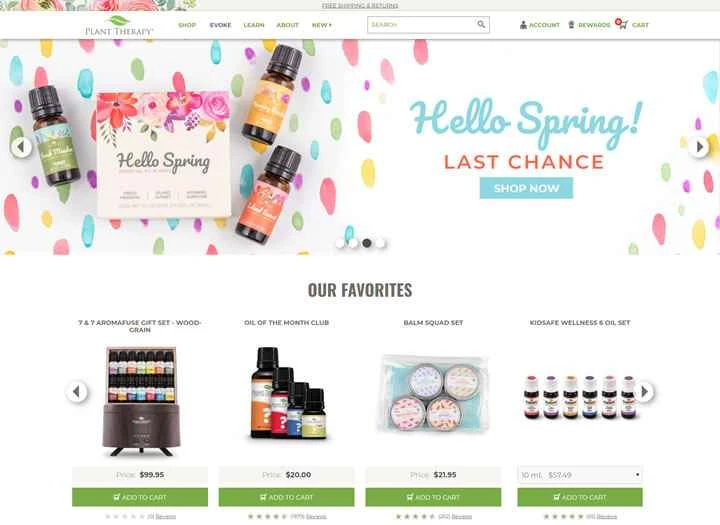 アメリカのエッセンシャルオイル会社、プラントセラピー