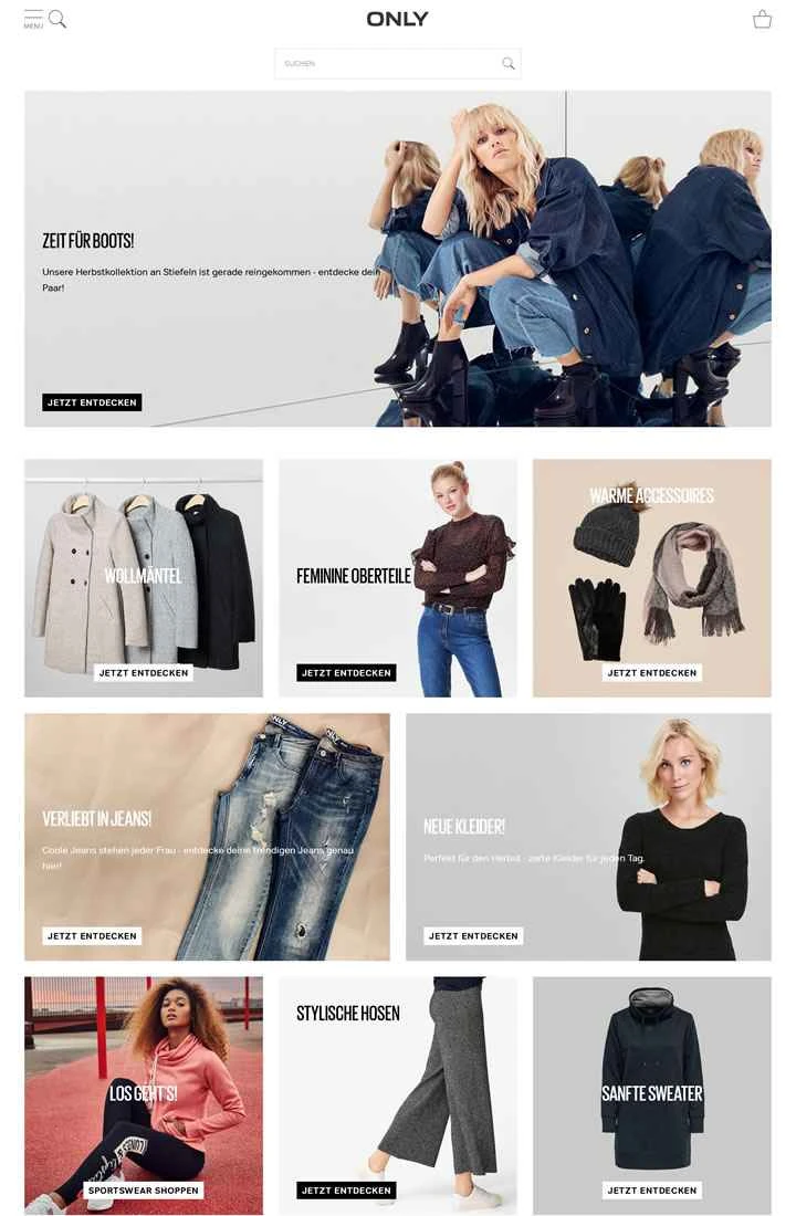 ONLYドイツ公式オンラインストア：おしゃれなレディース服を購入