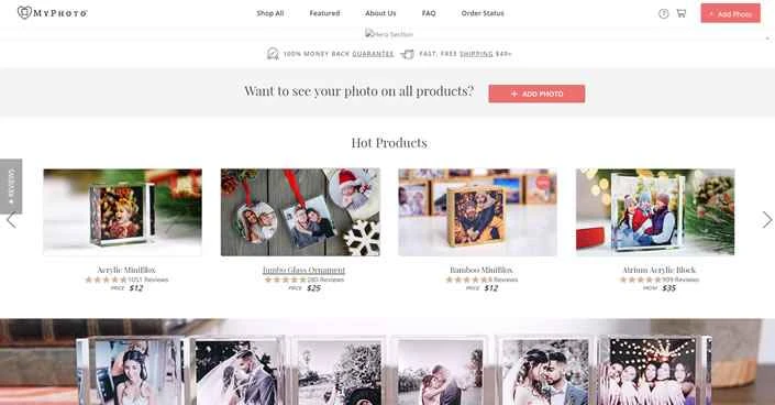 写真ギフトとデコレーション：MyPhoto