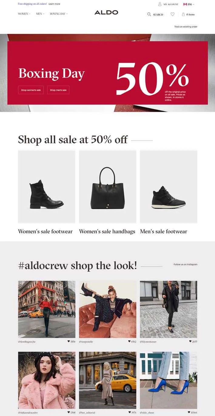 ALDO Canada公式サイト：カナダの女性向けシューズブランド