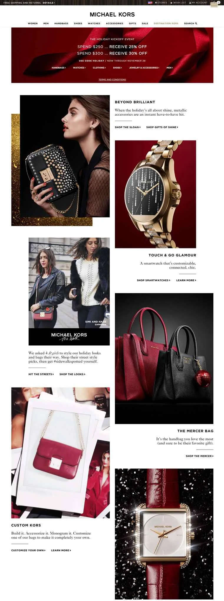 マイケル・コースUS公式サイト：アメリカンラグジュアリーライフスタイルの代表