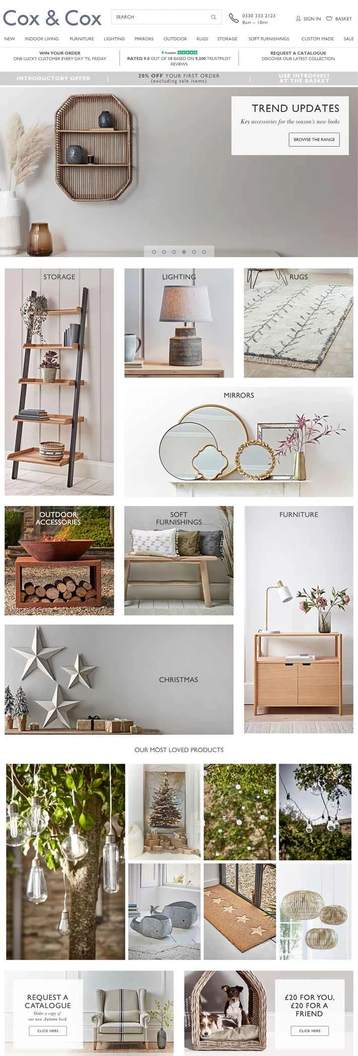 Cox & Cox は、英国を拠点とする家庭用品および装飾品のオンライン小売業者です。