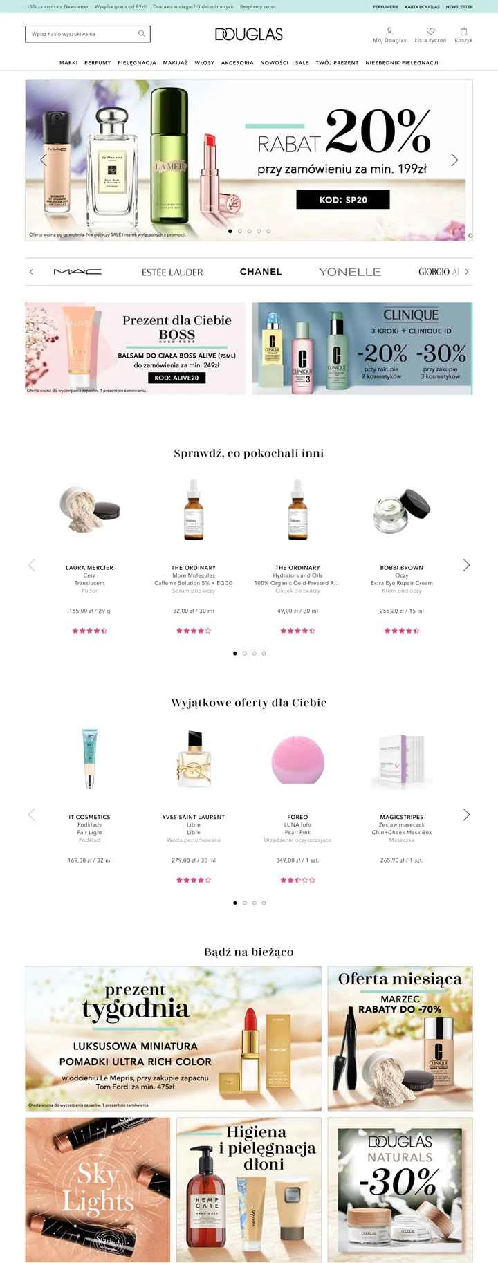 DOUGLAS Poland: 香水・化粧品のオンライン販売