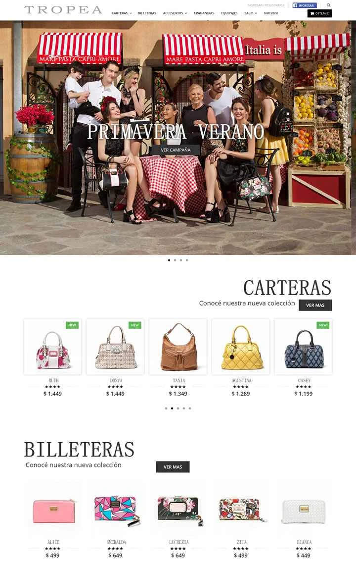 トロペアバッグ公式サイト：トロペア