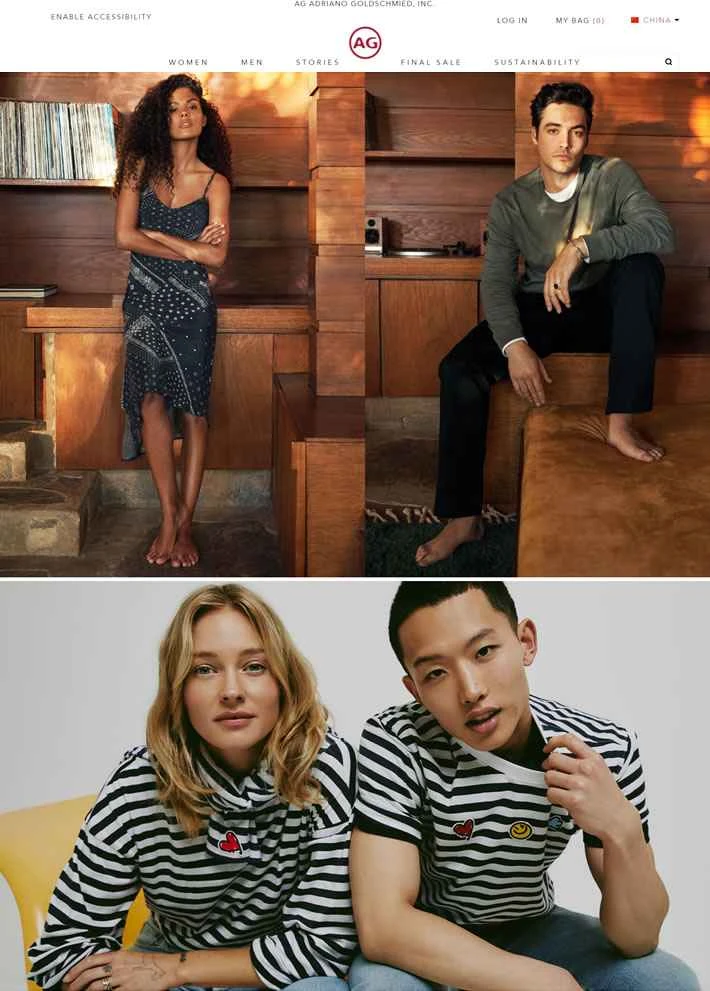 AG Jeans 公式オンラインストア: ロサンゼルスを拠点とする高級デニムおよび既製服ブランド。