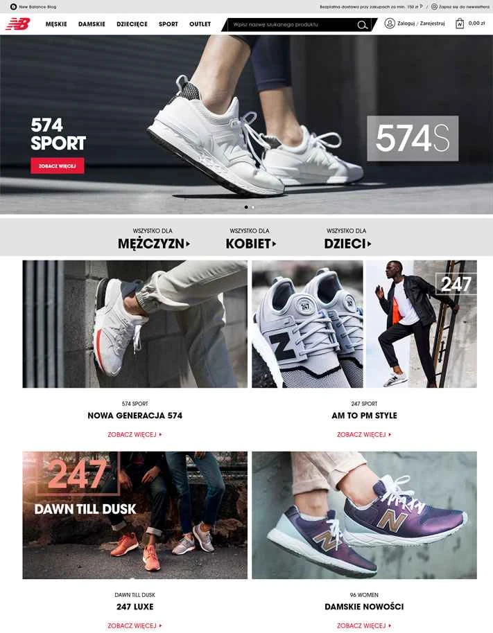 New Balance ポーランド公式ストア: 1906 年に創業した 100 年以上の歴史を持つランニング ブランド。