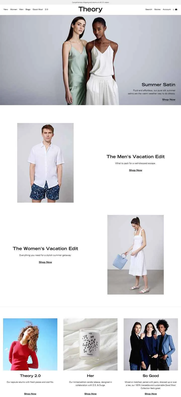 Theory US公式サイト：ポストモダンアーバンファッションブランド