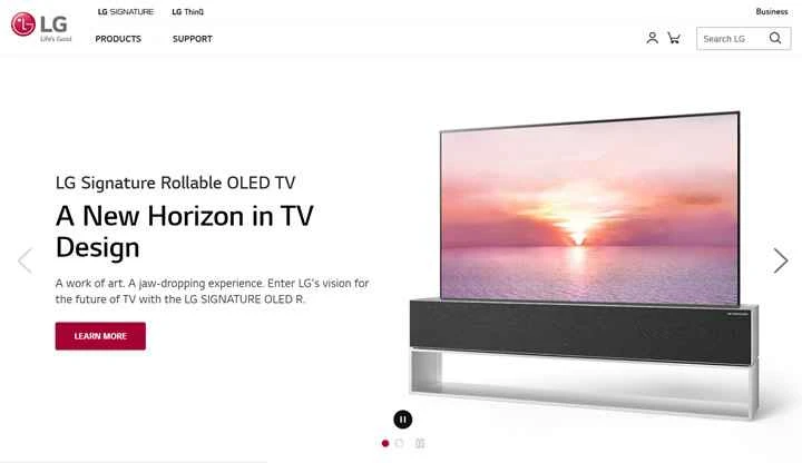LG USA 公式サイト: LG USA