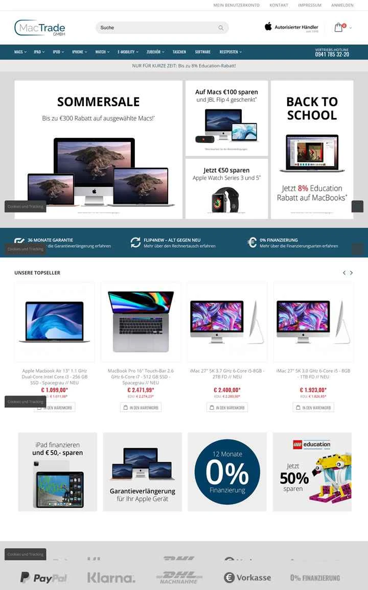 ドイツのApple Store：MacTrade