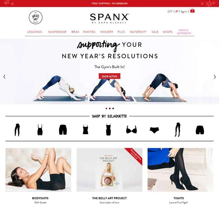 Spanx Shapewear 公式サイト: アメリカの有名ランジェリーブランド